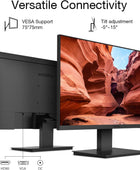 Monitor de computadora de 24 pulgadas, Full HD, 1920 x 1080p, VA, 75 Hz,