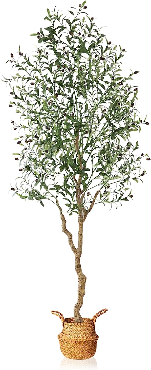 Árbol de olivo artificial de 6 pies de alto, planta de seda sintética -  VIRTUAL MUEBLES