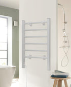 KEG Calentador de toallas de baño, 6 barras para baño, independiente o montado - VIRTUAL MUEBLES