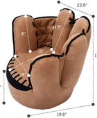 Sofá para niños sofá de silla para niños pequeños con marco de madera maciza y