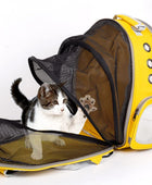Mochila transportadora para gatos con burbujas expandible, plegable,