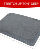 Fundas de cama para perro, repuesto de felpa suave, lavable, forro impermeable