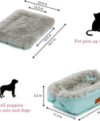 Cama para gatos pequeños, camas para gatos autocalentables, alfombrilla térmica