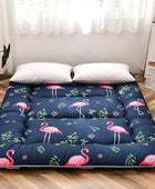 Colchón de futón japonés flamenco para dormir, cama japonesa plegable, colchón