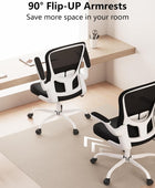 Silla de oficina ergonómica, cómoda silla giratoria para oficina en casa, silla