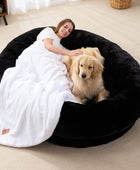 Cama humana grande para perro, puf para humanos, cama gigante para perros con