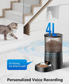 Alimentadores automáticos para gatos WiFi, control de aplicación, dispensador