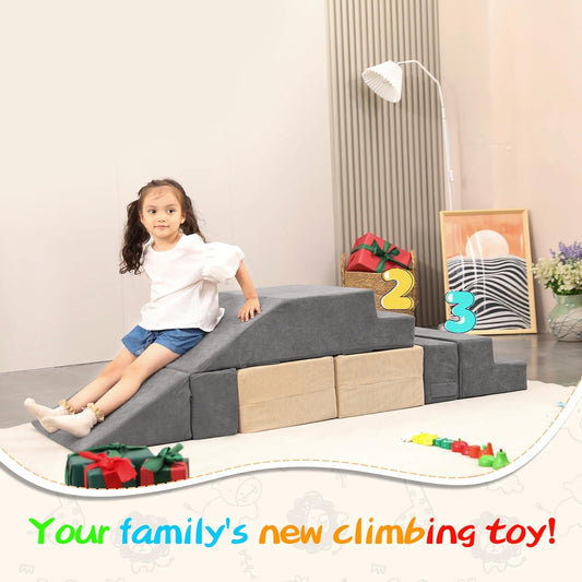 Sofá modular de juego para niños, sofá convertible para escalar, muebles
