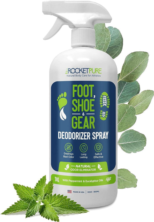 Desodorizador natural para zapatos Spray eliminador de olores para pies, - VIRTUAL MUEBLES