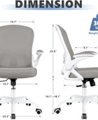 Silla de oficina, silla de escritorio, silla ergonómica de malla para