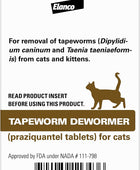 Desparasitador Bayer para lombriz solitaria, para gatos de 6 semanas o más