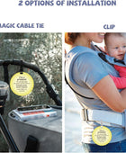 Paquete de 2 letreros de asiento de automóvil para bebé, no tocar, con correas - VIRTUAL MUEBLES