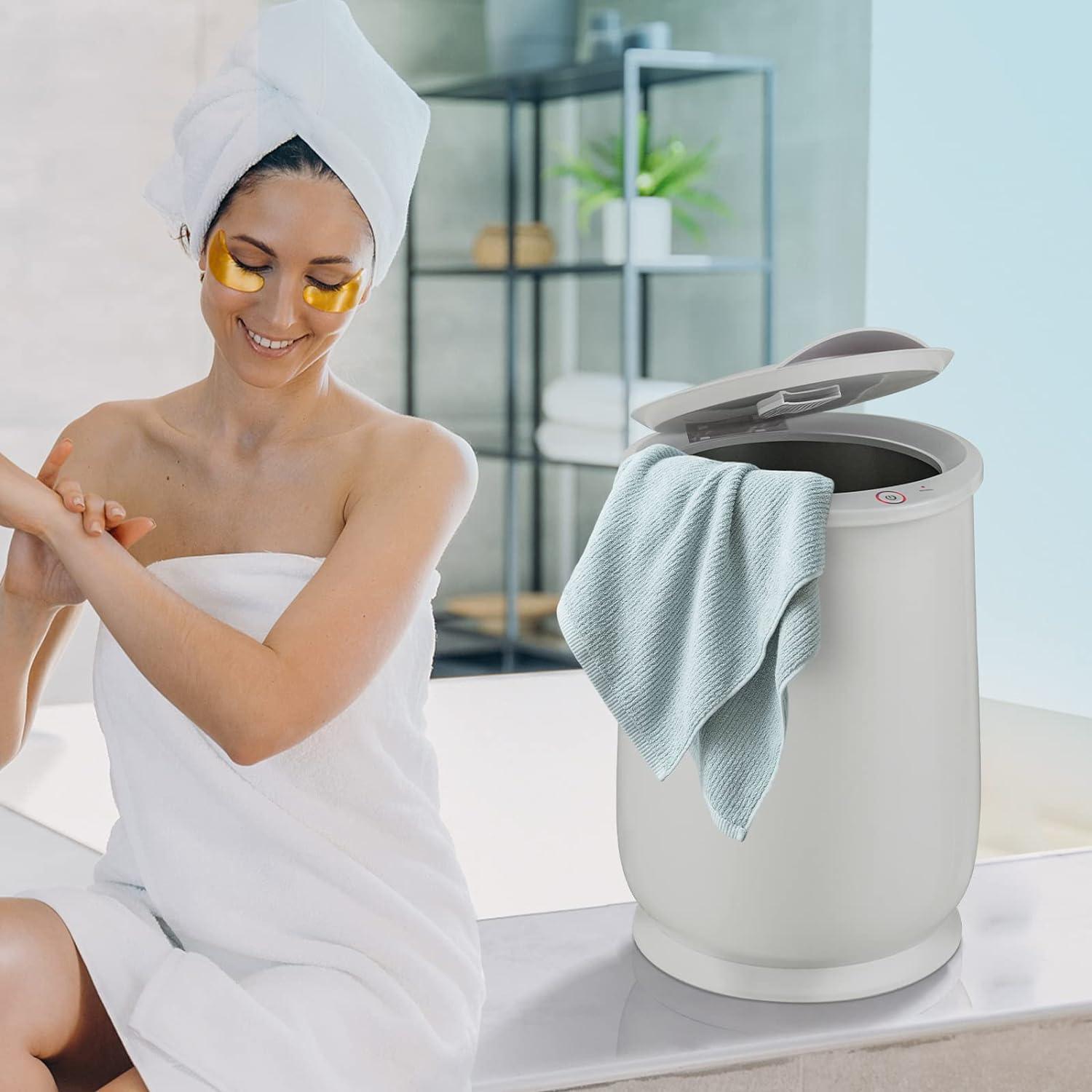 Tangkula Cubo calentador de toallas de 21 litros para baño, calentador -  VIRTUAL MUEBLES