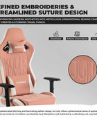 Silla de juegos con reposapiés, silla de oficina ergonómica con soporte lumbar