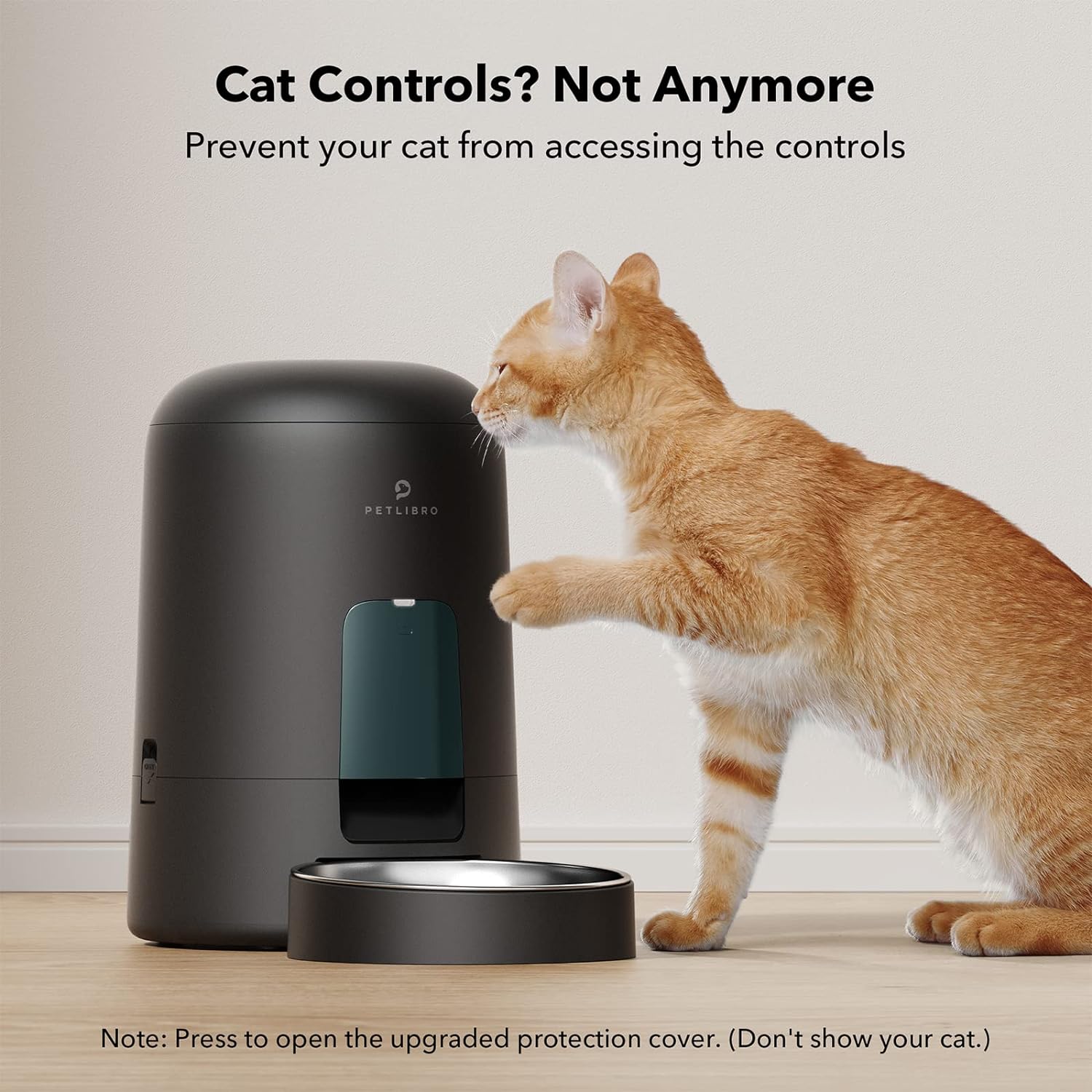 Alimentadores automáticos para gatos, alimentador programable para gatos de 1 a