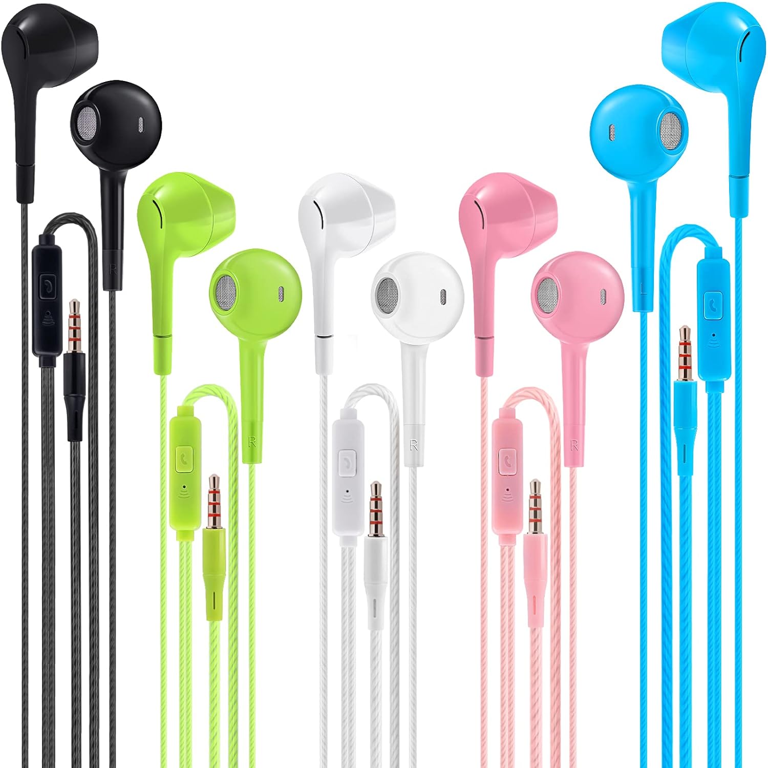 Auriculares In Ear, Auriculares con Cable y Microfono, Aislamiento