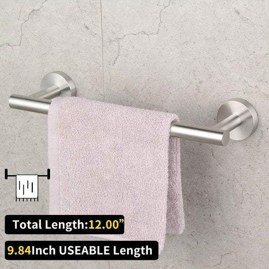 GERZ Toallero contemporáneo de 12 pulgadas, soporte para toallas de baño, de - VIRTUAL MUEBLES