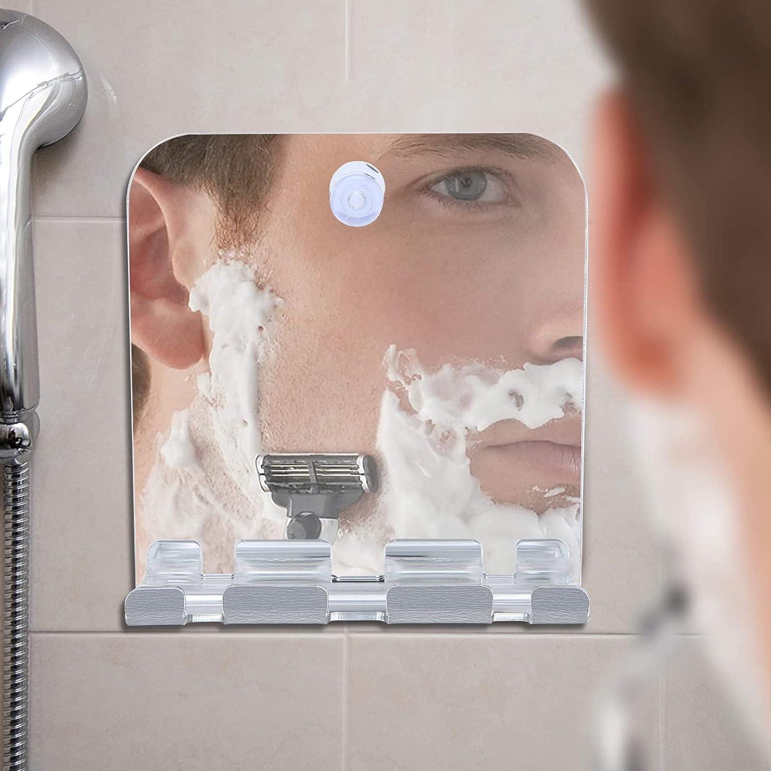 Espejo de ducha sin niebla para afeitarse con gancho de afeitar espejo de - VIRTUAL MUEBLES