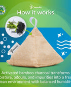 Bolsas de carbón de bambú activado, paquete de 4 unidades, hermoso diseño de - VIRTUAL MUEBLES