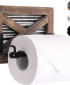 Autumn Alley Soporte de papel higiénico rústico de granja, accesorios de - VIRTUAL MUEBLES