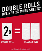 Brawny Tear-A-Square Toallas de papel 16 rollos dobles 32 rollos regulares - VIRTUAL MUEBLES