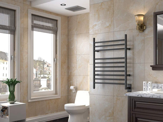 HEATGENE Calentador de toallas calientes para baño, estante de secado térmico - VIRTUAL MUEBLES