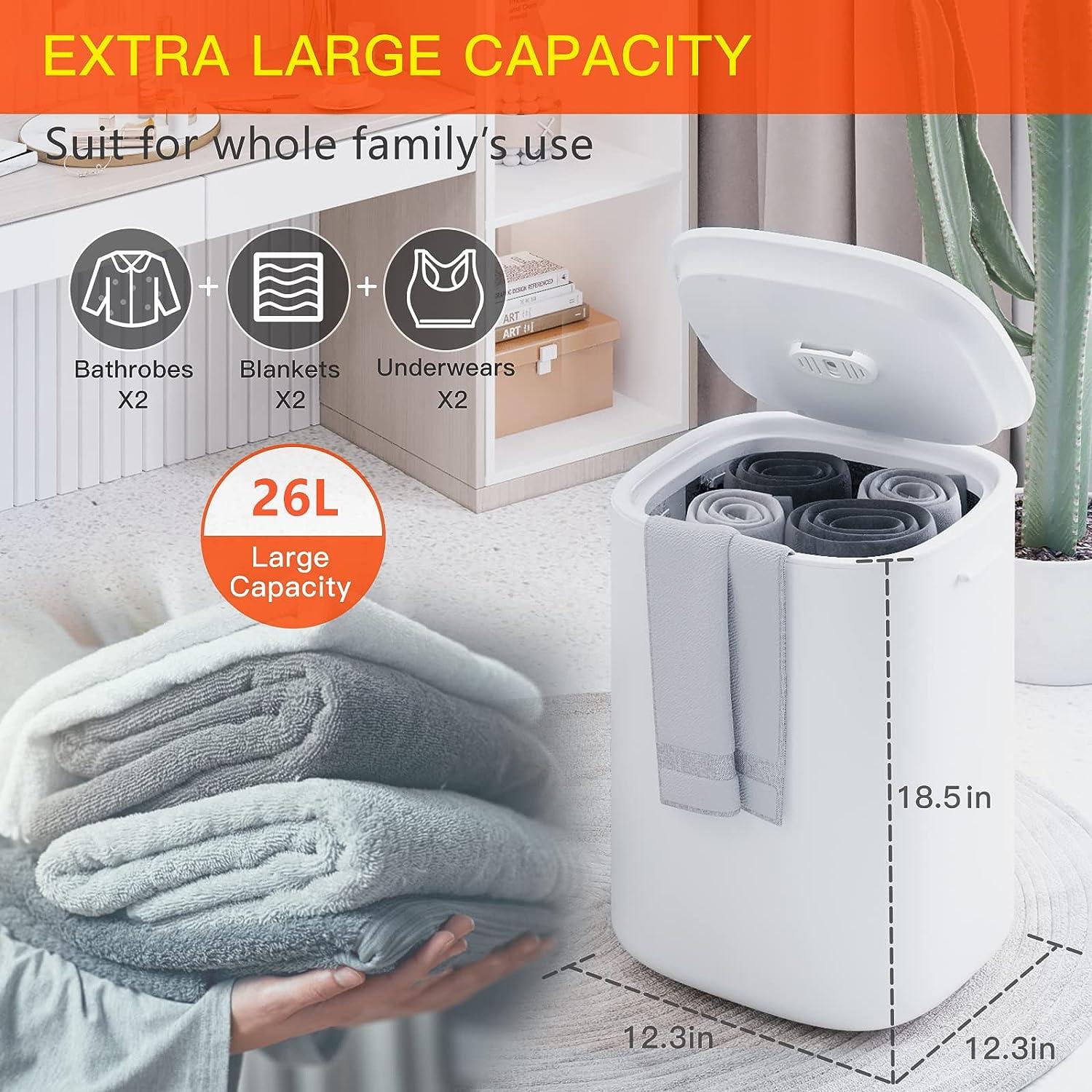 Calentador de toallas mejorado, calentadores de toallas grandes de 26 litros - VIRTUAL MUEBLES