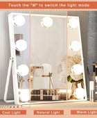 Espejo de tocador Hollywood con luces, espejo de maquillaje Hollywood con 9 - VIRTUAL MUEBLES
