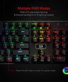 K556 teclado para juegos mecánicos con cable y luz posterior RGB LED, base de
