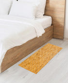 Alfombra de baño de bambú, alfombra larga y grande, para suelo, de madera, - VIRTUAL MUEBLES