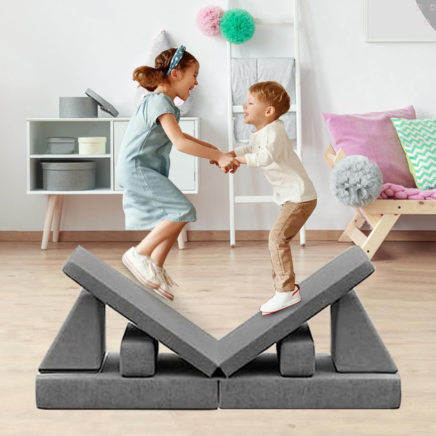Modular Play Couch Sofa for Kids Imaginative Furniture Set Creative