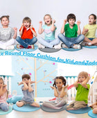 30 Pcs 13 inch Floor Cushion for Kids Classroom Round Floor Cushions Flexible