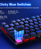 Teclado mecánico para juegos, RGB de 104 teclas ultra delgado arco iris