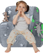 Sofá para niños, sofá brillante, cómodo sofá para niños, sofá puf para