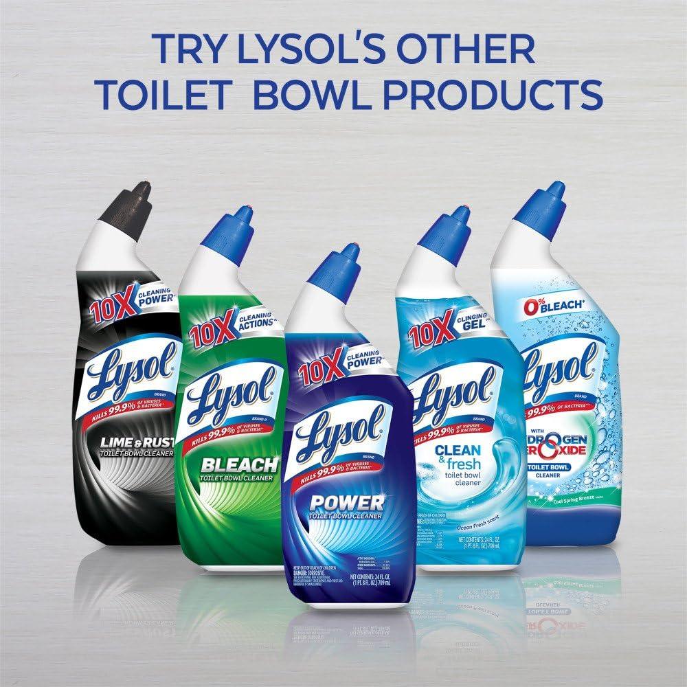  Lysol Power & Fresh - Limpiador para inodoro de 24 onzas (el  embalaje puede variar) : Salud y Hogar