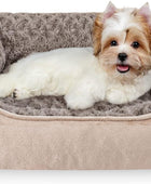 Cama rectangular para perros grandes medianos y pequeños lavable a máquina sofá