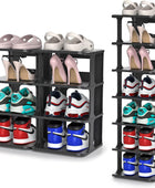 Organizador de zapatos de combinación gratuita para armario, zapatero pequeño y