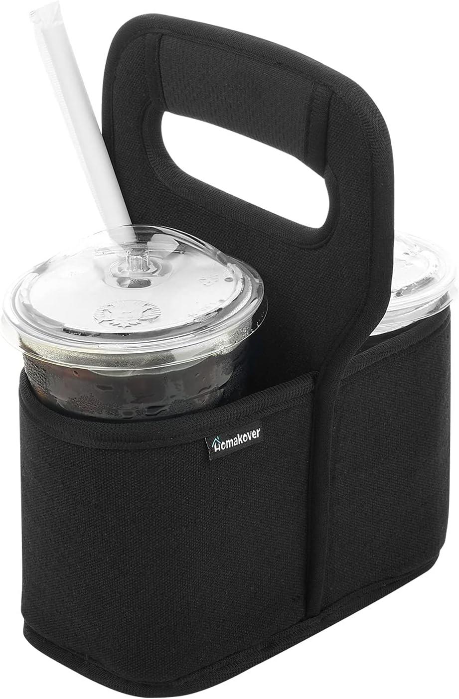 Portavasos con asa, soporte reutilizable para tazas de café para bebidas - VIRTUAL MUEBLES