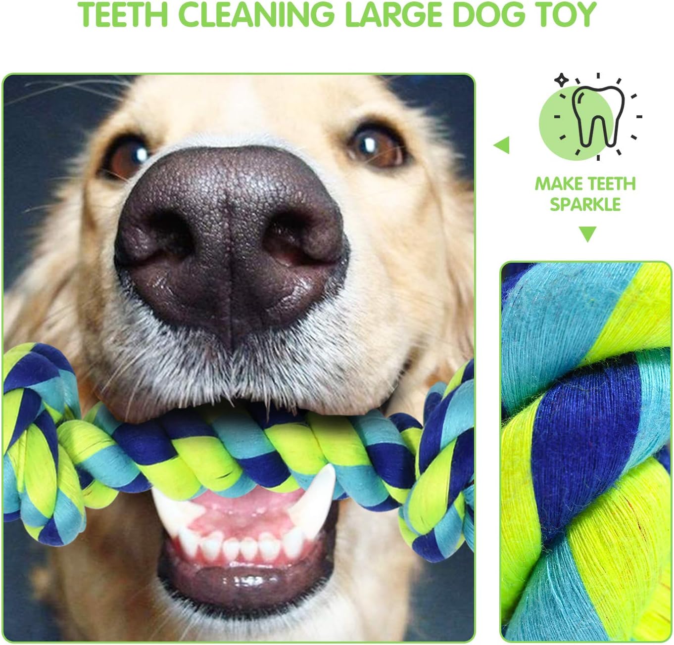 Juguetes masticables para perros pequeños a medianos – Paquete de 10  juguetes resistentes para perros, juguete interactivo de dentición de  cuerda para