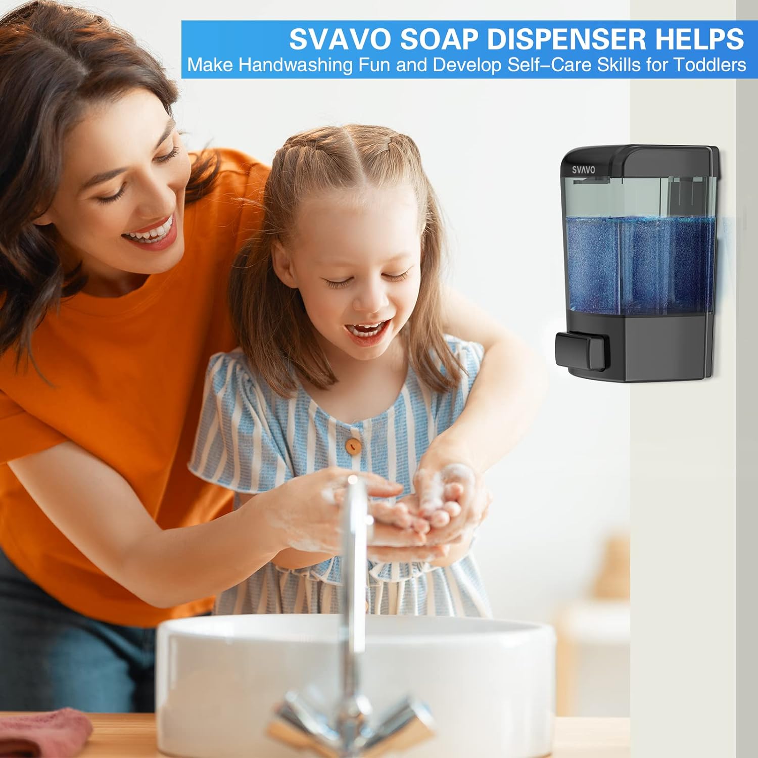 Dispensador de jabón de manos para montaje en pared dispensador de jabón