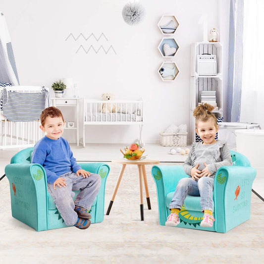 Sofá para niños silla con reposabrazos para niños con patrón muebles para niños