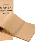 Paquete de 200 unidades de papel pergamino para liofilizar, bandejas de papel - VIRTUAL MUEBLES