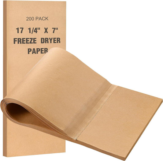 Paquete de 200 unidades de papel pergamino para liofilizar, bandejas de papel - VIRTUAL MUEBLES