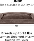 Cama para perros, cojín de almohada tradicional sofá y colchón de espuma