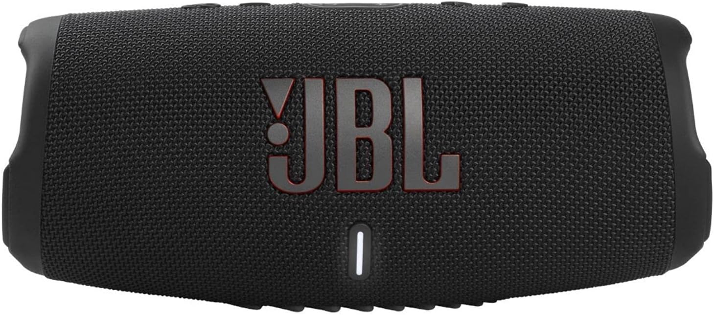 JBL Charge 5 - Altavoz Bluetooth portátil con impermeabilidad IP67 y carga  USB, azul, pequeño y PartyBox 110, altavoz portátil para fiestas con luces