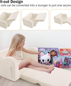 Sofá plegable para niños, sofá cama plegable para niños con manta, tumbona para