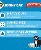 Jonny Cat Revestimientos para caja de arena resistentes, resistentes a