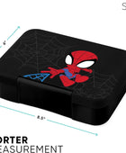 Lonchera Bento de Marvel Spider-man para niños, sin BPA, a prueba de fugas, - VIRTUAL MUEBLES