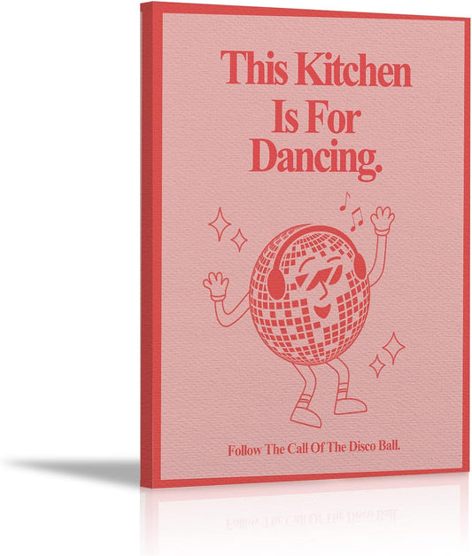 KEUSPI Esta cocina es para decoración de pared de baile de los años 70, bola de