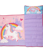 Funhouse Unicorn Juego de alfombrillas para siesta (incluye almohada y manta de - VIRTUAL MUEBLES